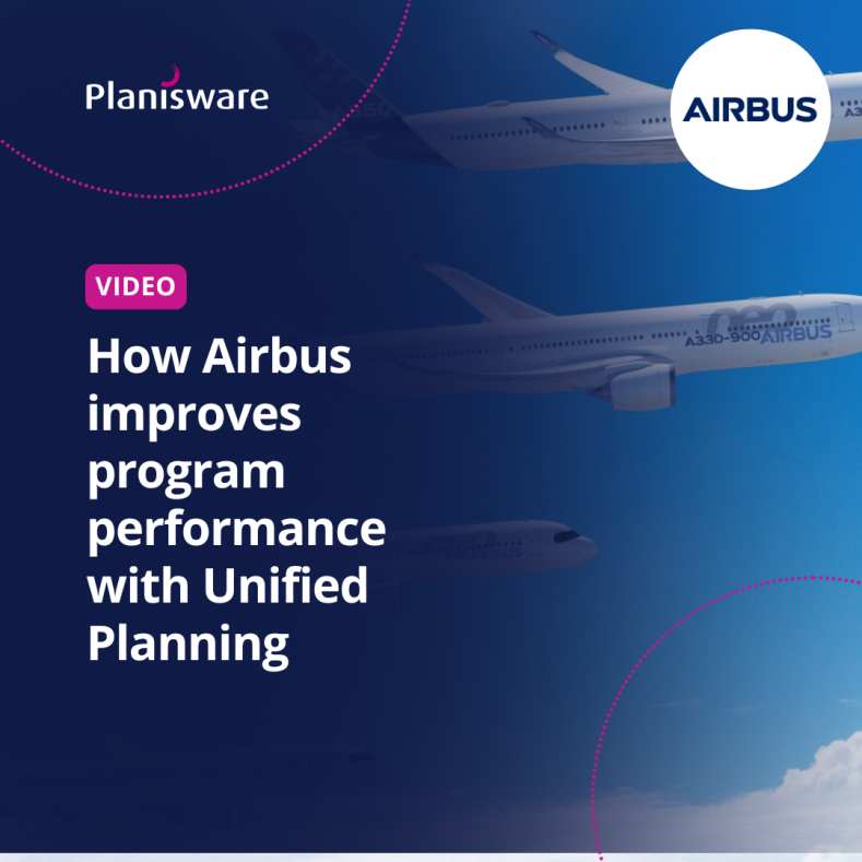 How Airbus improves program performance with Unified Planning